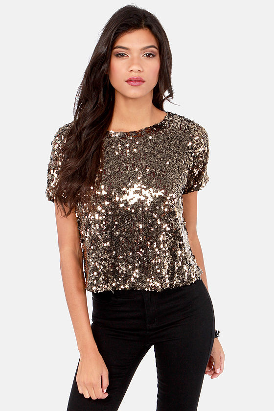 dressy blouses for women with sparkle collar